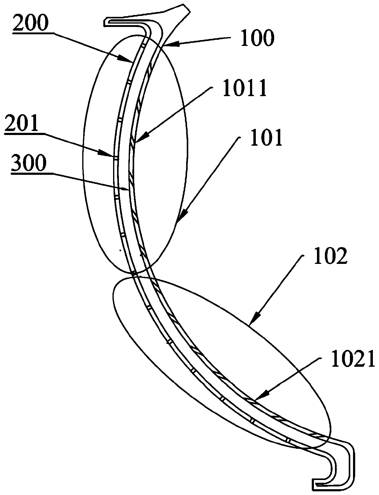 Reverse flow combustor and double-wall elbow structure thereof