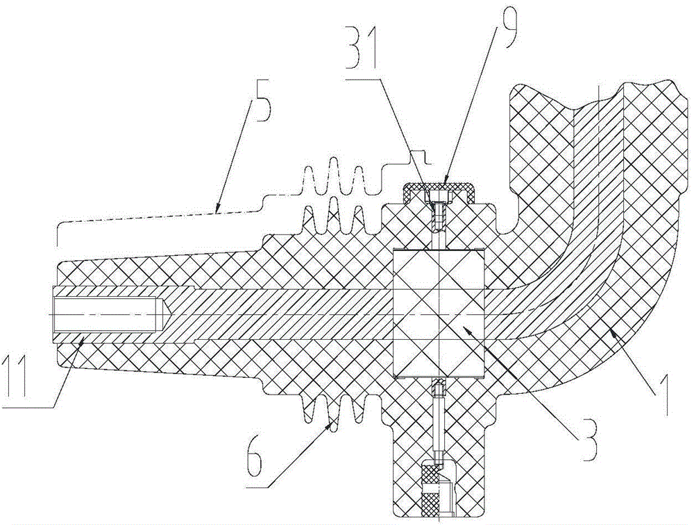 Large creepage distance European joint structure