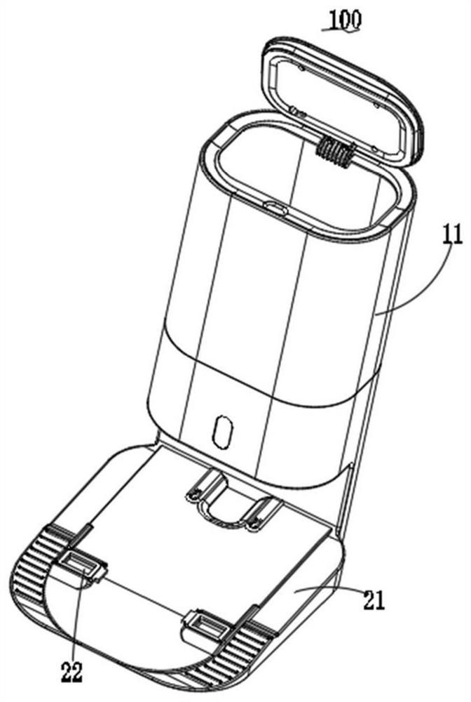 Maintenance station for sweeping robot