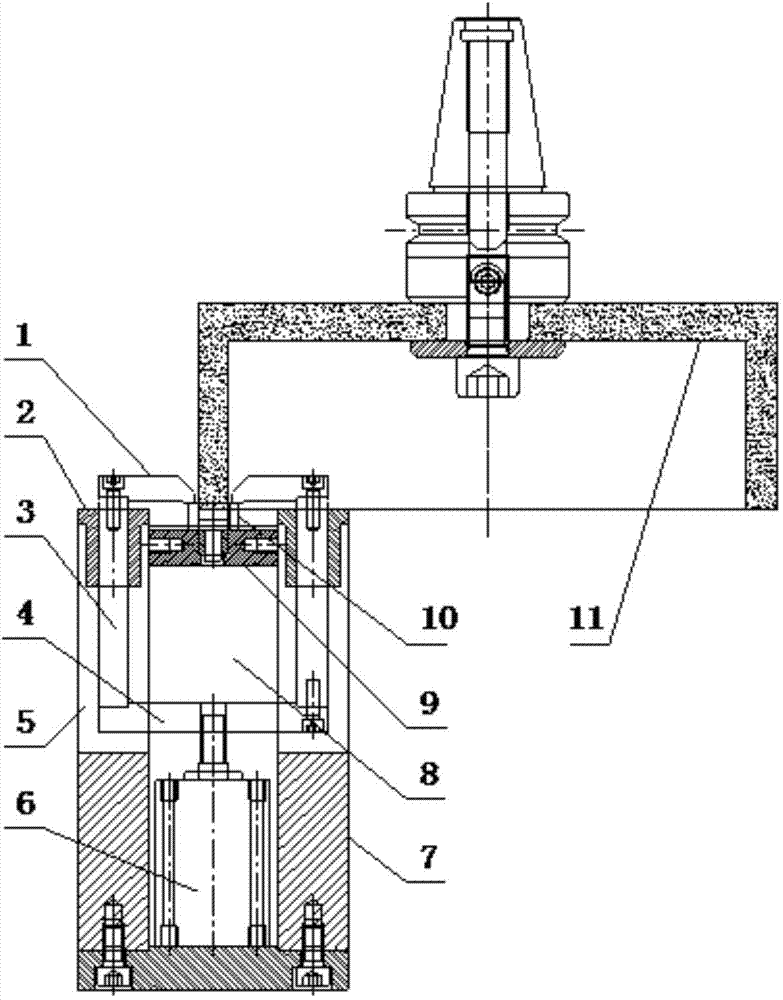 Pneumatic precise arc-shaped groove machining fixture