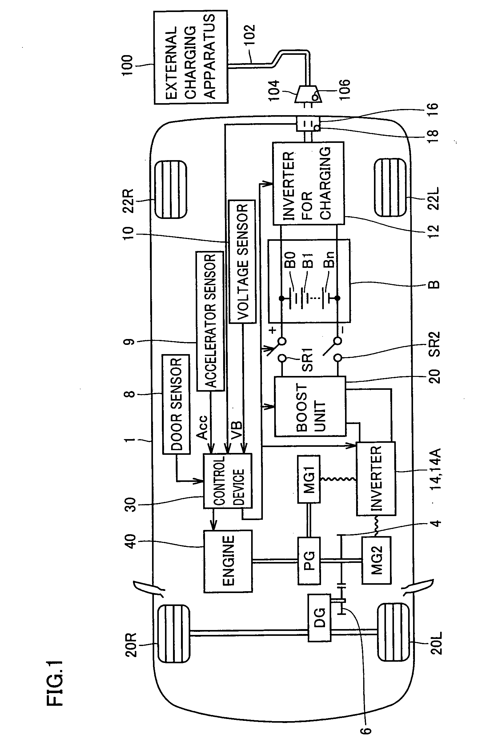 Control Device of Vehicle and Vehicle