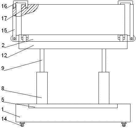 Electric power overhaul lifting platform