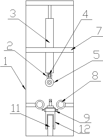 Hydraulic type veneer reeling machine