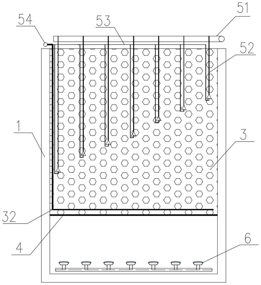 Gallery type aeration tank