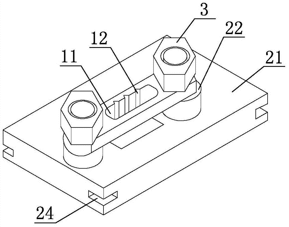 Use method of linear cutting and positioning fixture