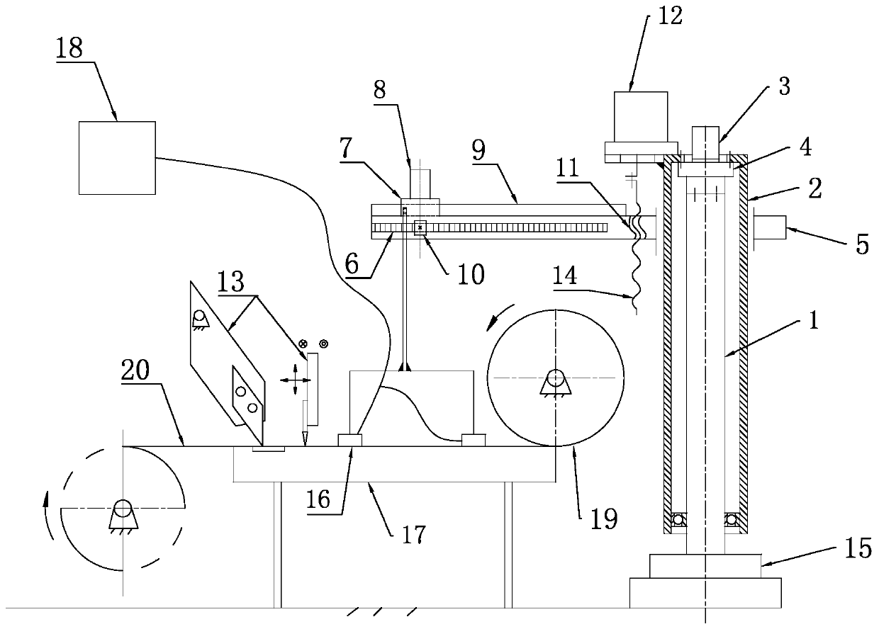 Bubble film coiled material cutting, forming and stacking device