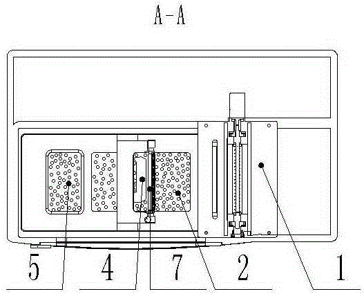 Multi-knife automatic knife changing type powder laying scraper knife device of 3D printer