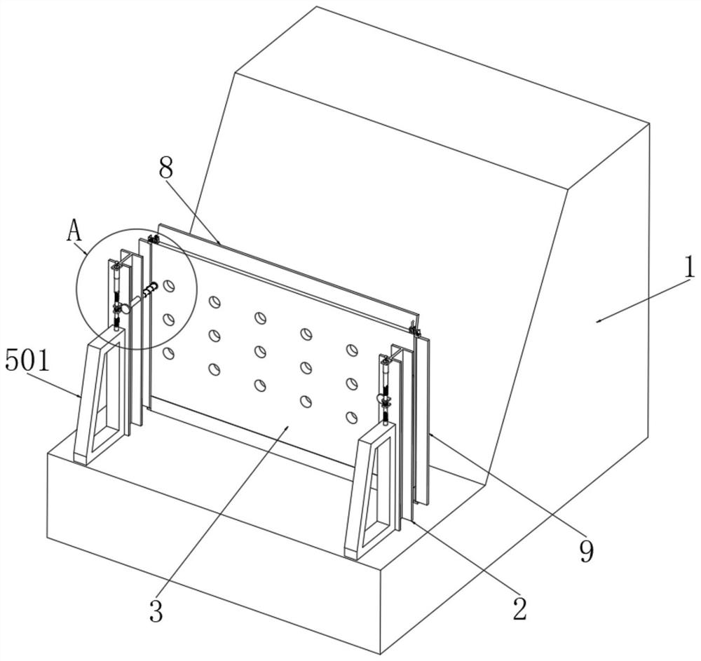 Slope protection device for urban road traffic engineering construction