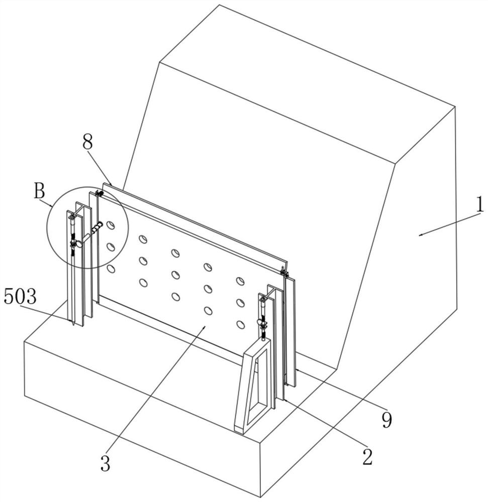 Slope protection device for urban road traffic engineering construction