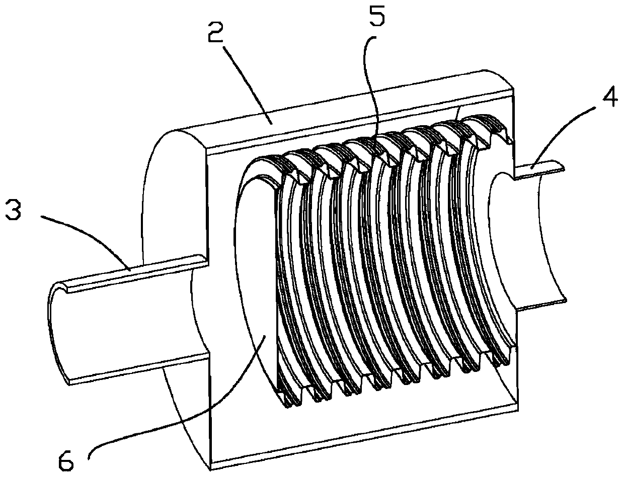 Automatic corrugated pipe sensor of instrument