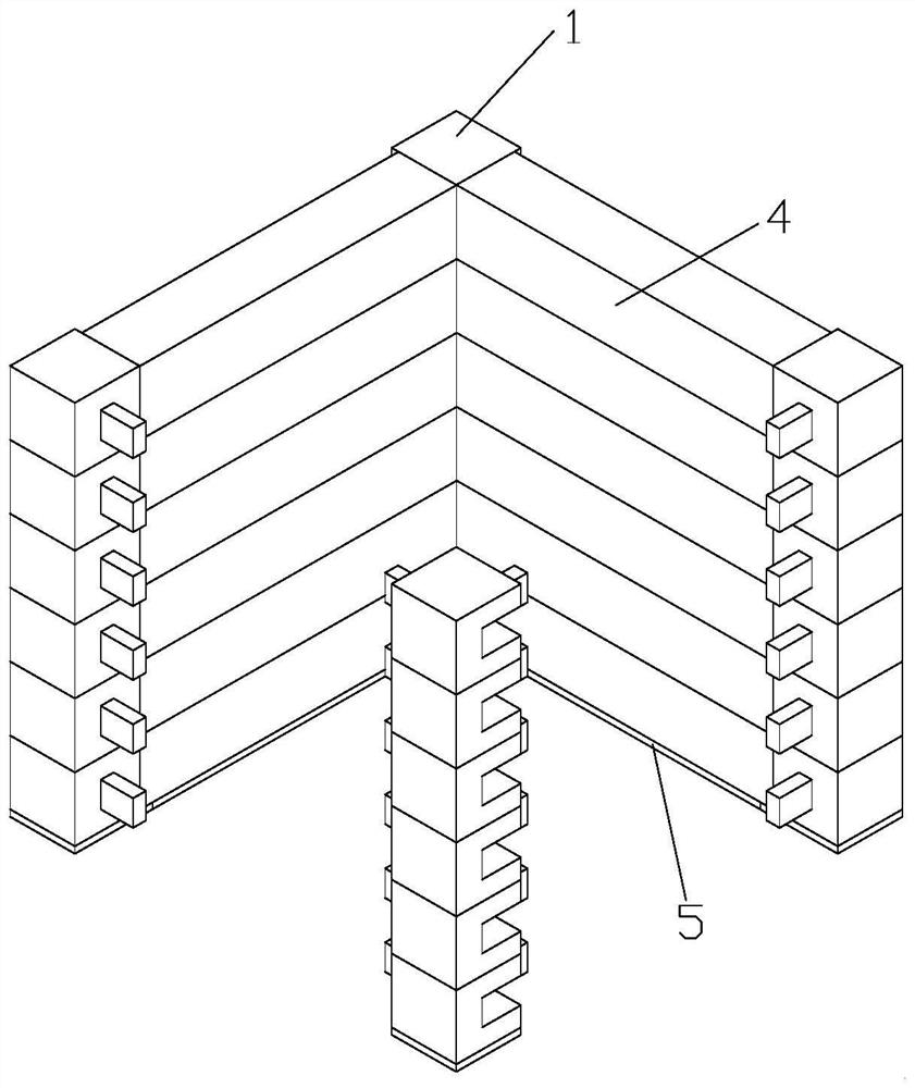 Green energy-saving fabricated building wall and construction method thereof