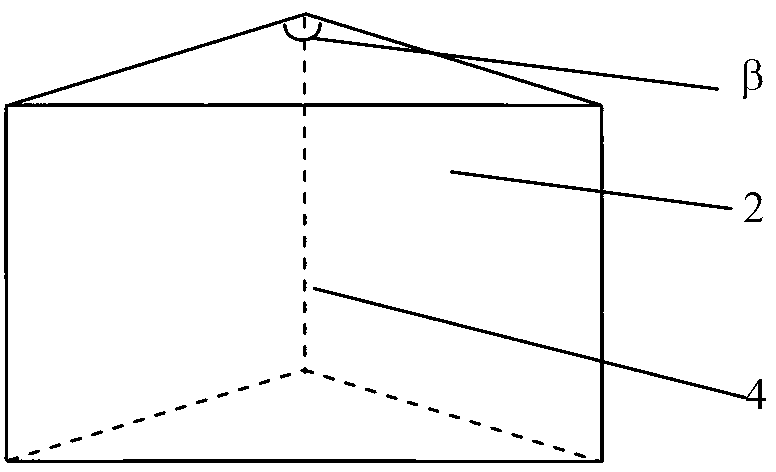 Column-shaped electromagnetic wave stealth device with four-direction stealth effects