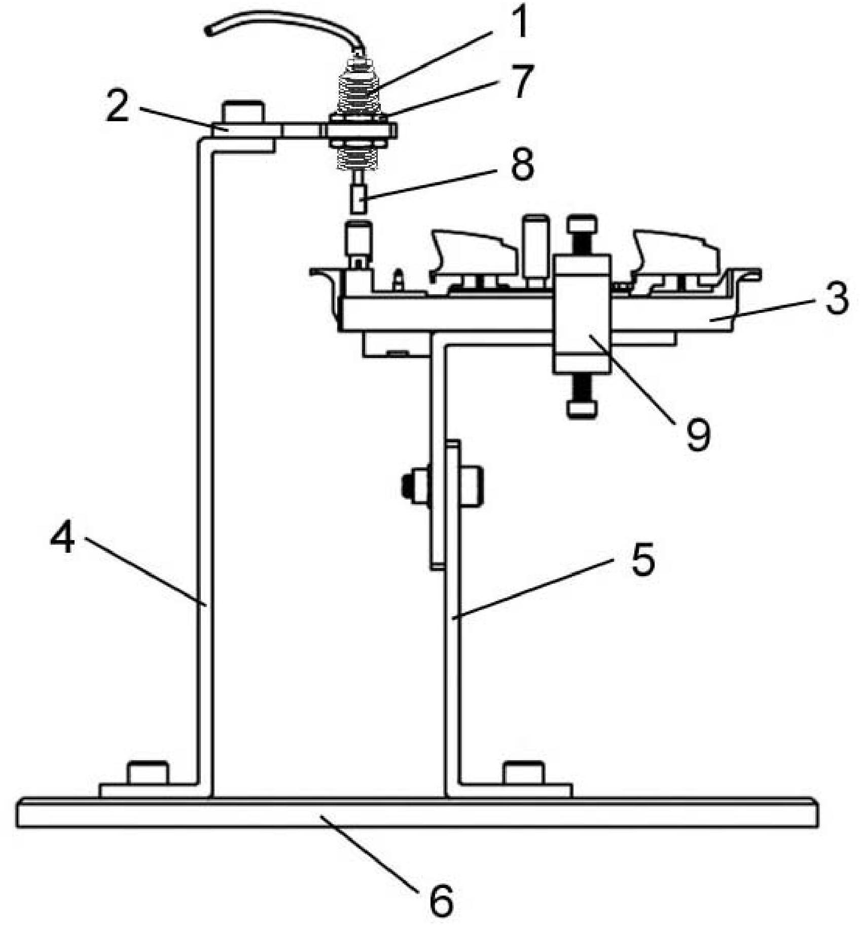 Endurance test method for central control door lock switch