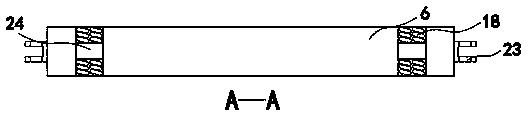 Buffer device for guard bar of construction site