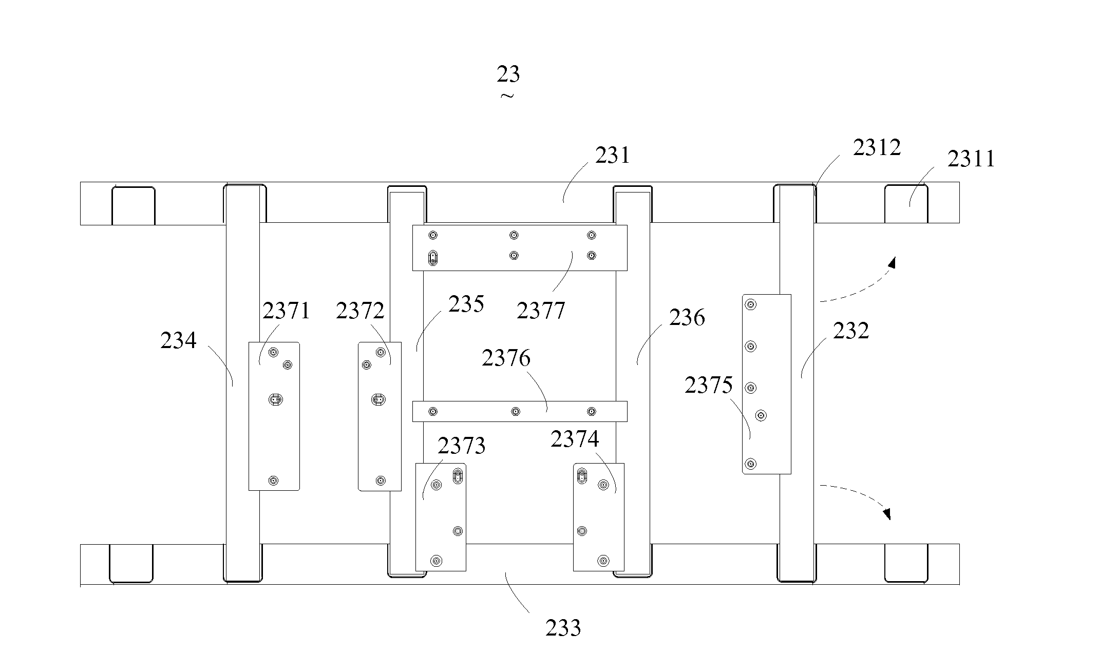 Panel Display Device, Back Frame and Manufacuring of Back Frame