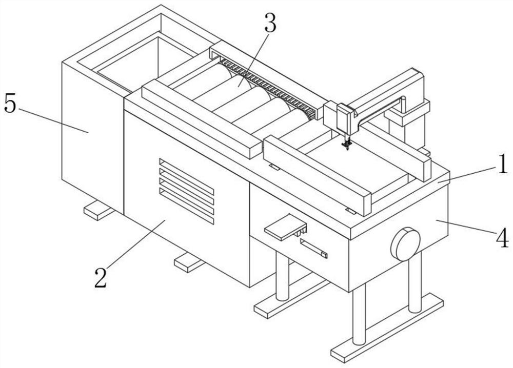 Sewing machine device for footwear processing and with edge distance deviation preventing structure