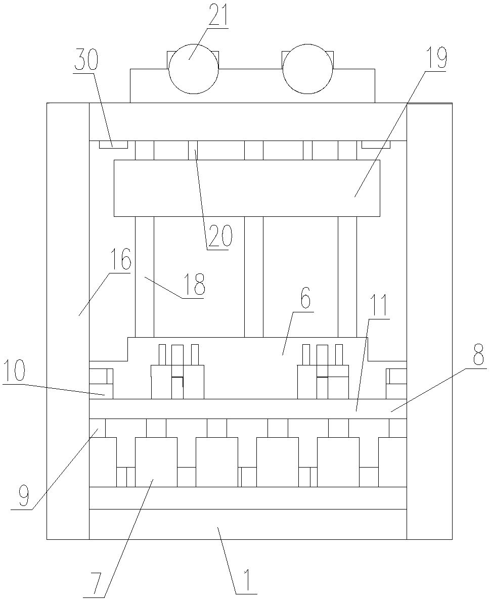 Civil air defense door testing device and manufacturing method thereof