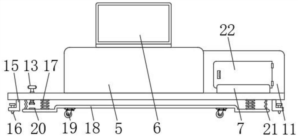 Numerical control machine tool energy consumption data test analysis device and method