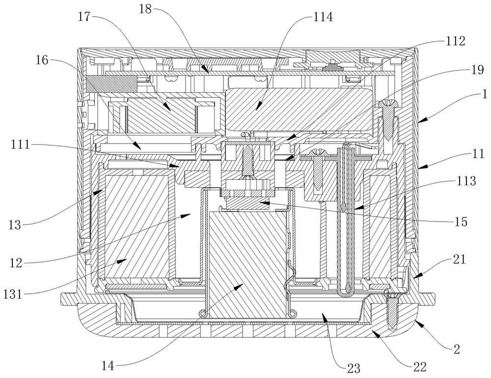 Smoke leakage prevention structure for physiotherapy instrument and working method thereof