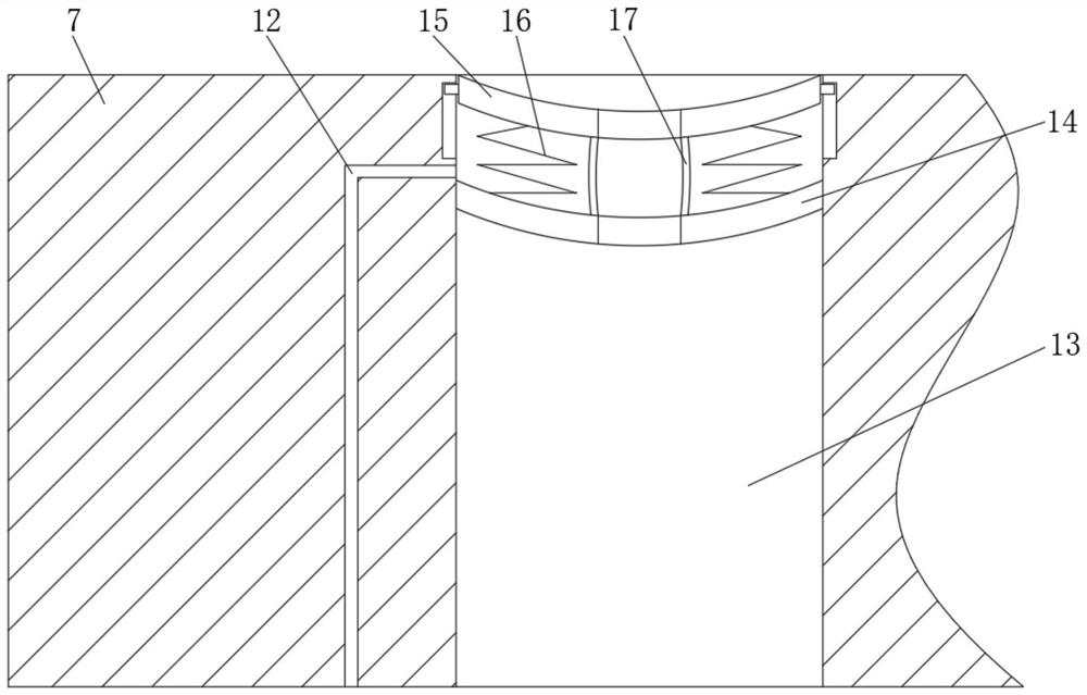 Medicinal material grinding machine capable of avoiding weakening of material grinding effect