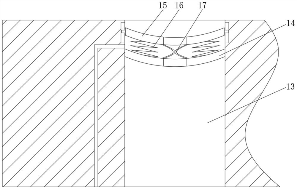 Medicinal material grinding machine capable of avoiding weakening of material grinding effect