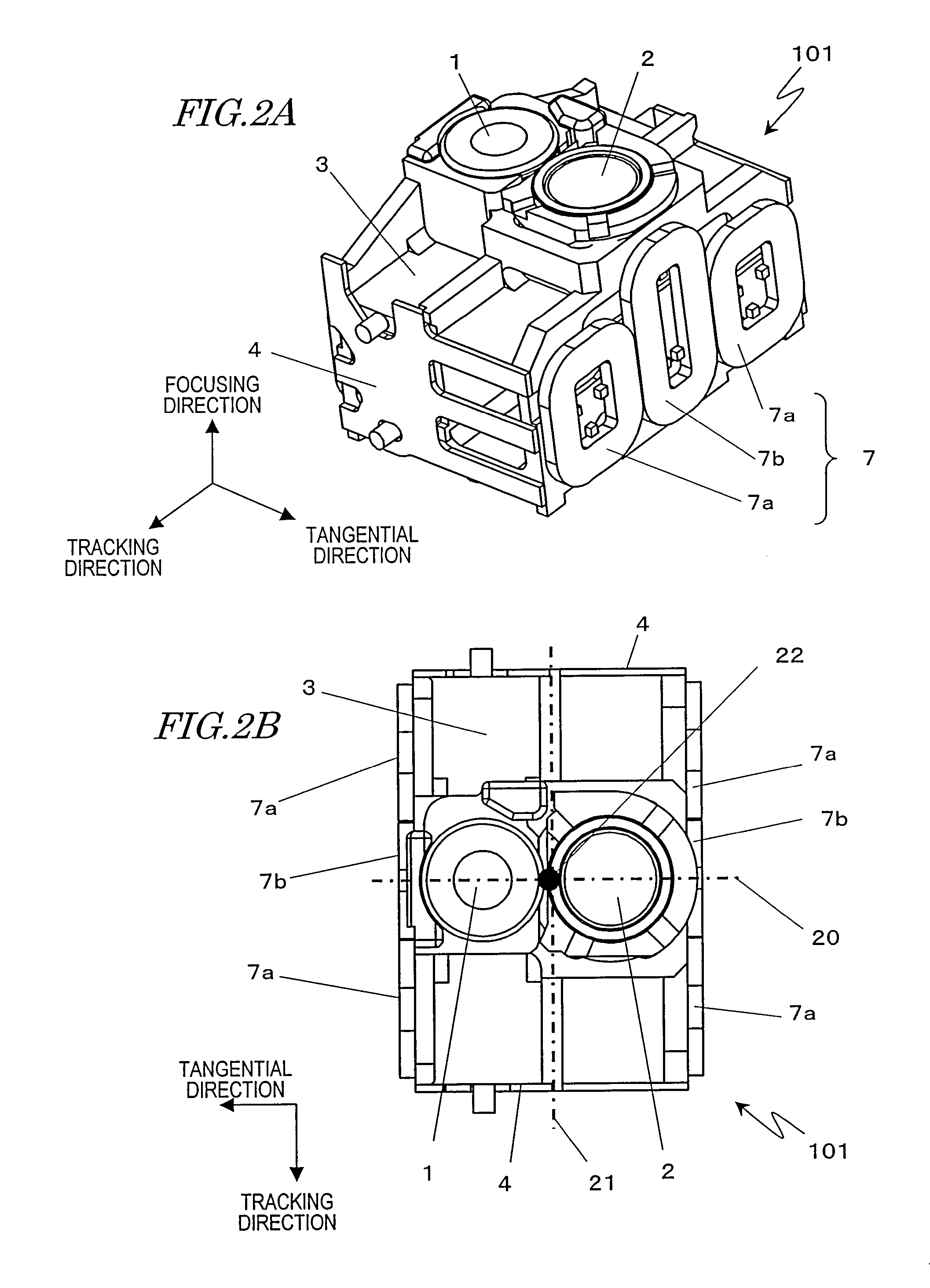 Objective lens driving device, optical pickup device, and optical disk drive