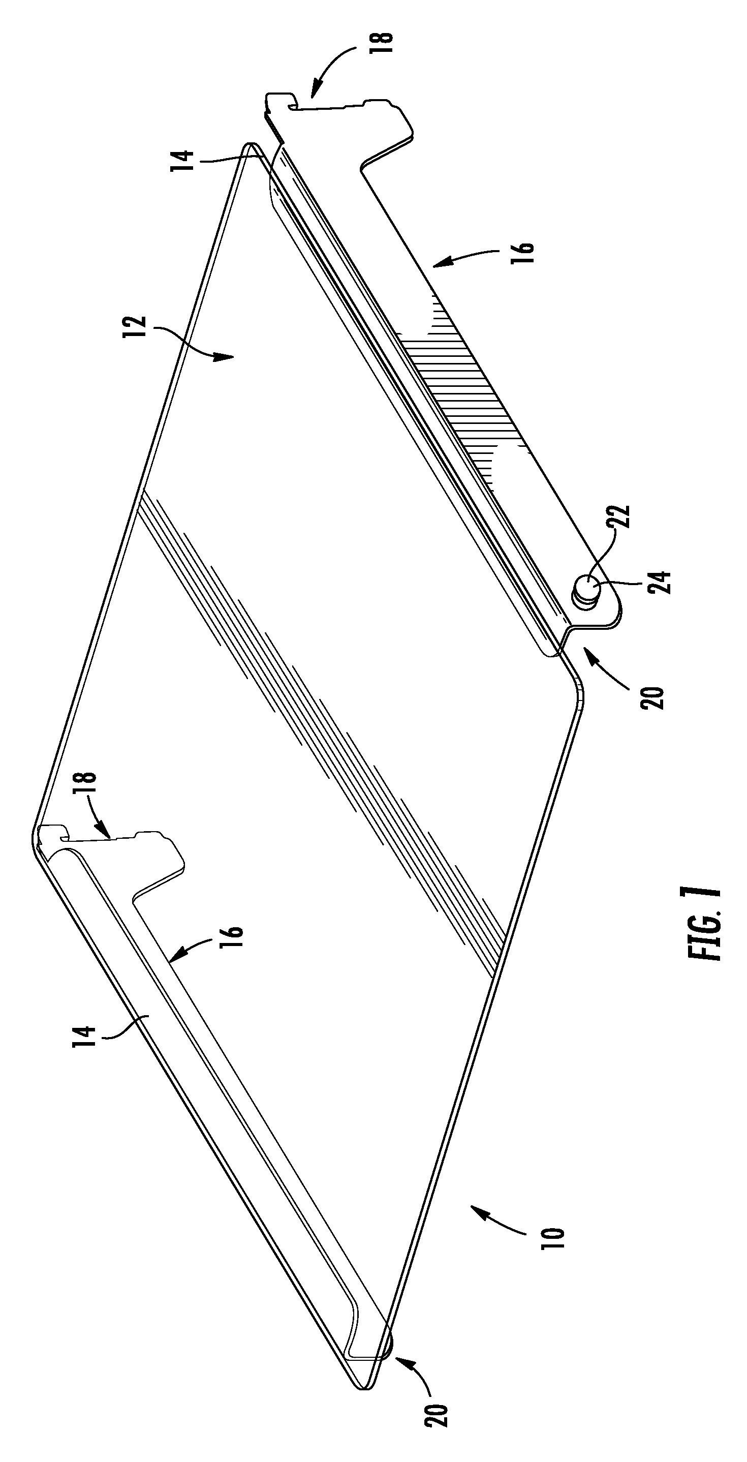 Refrigerator shelf assembly