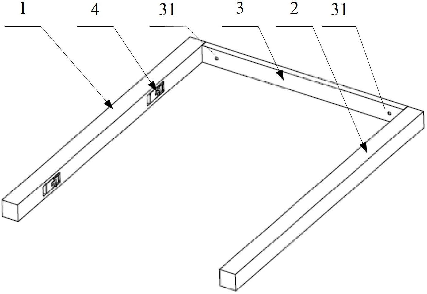 Electric energy meter turnover box clamping mechanism