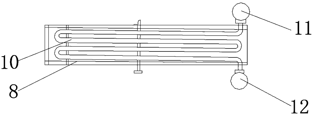 Device for cooling heat release component and on textile machine