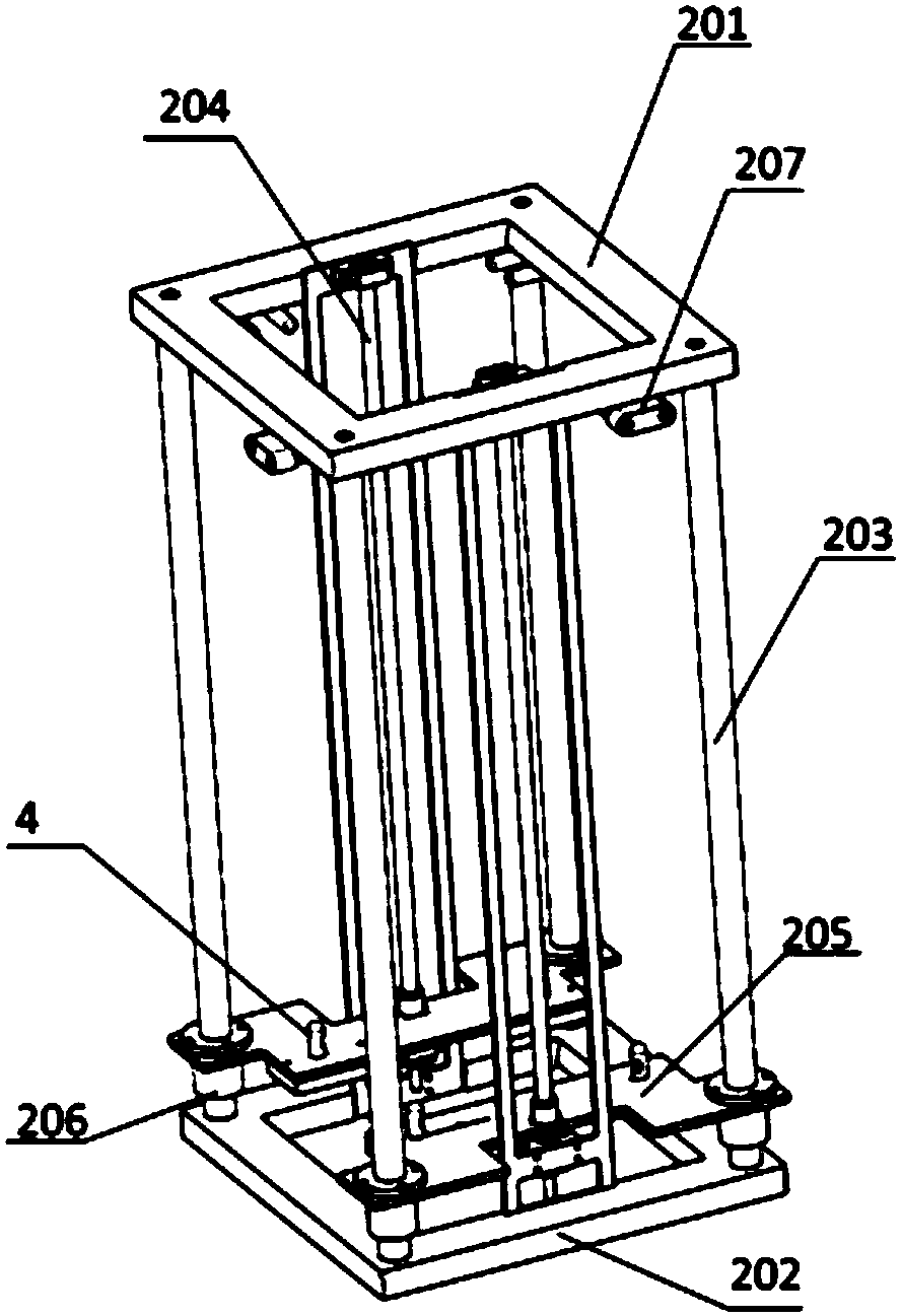 Multi-module automatic dismounting and mounting lifting mechanism and lifting method