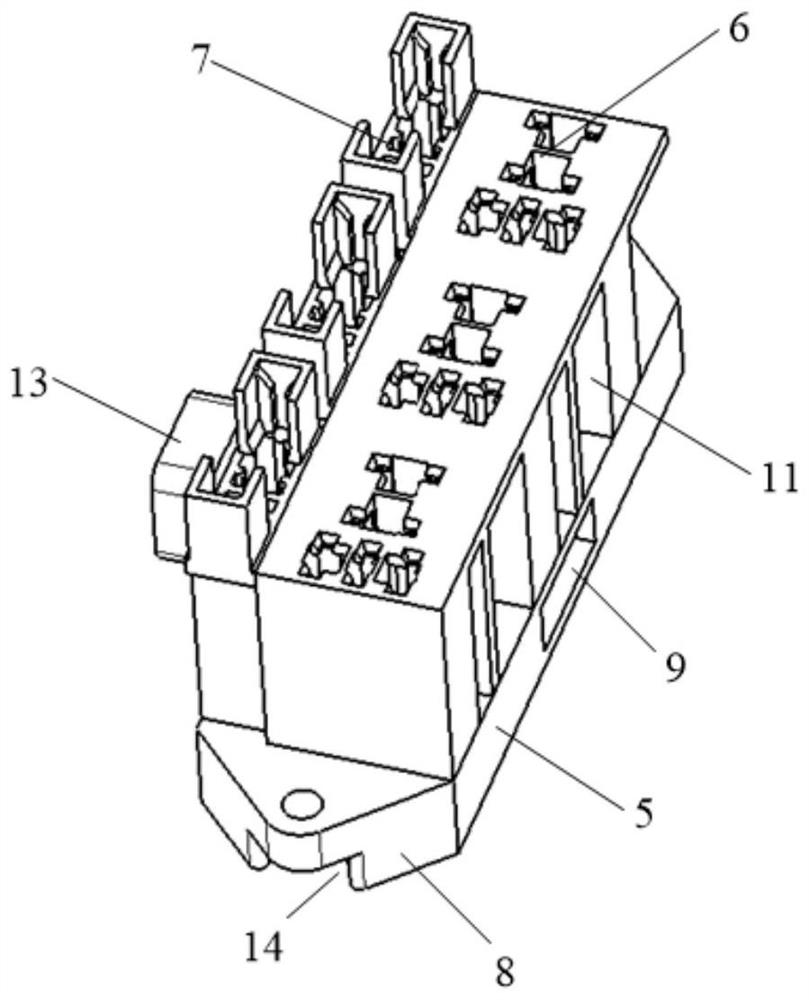 Extensible automobile electric appliance box