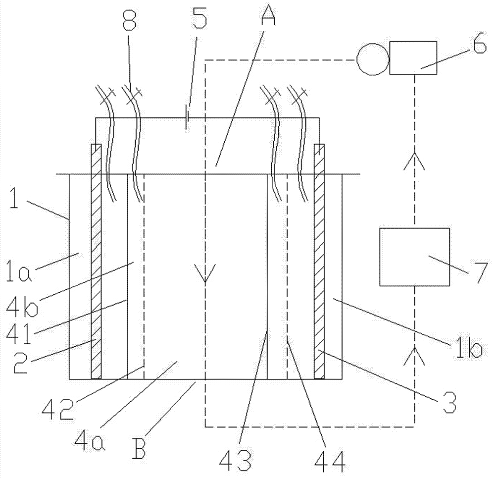 Device and method for simultaneously separating and recovering multiple heavy metals from electroplating wastewater