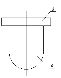 Upper die for oil press