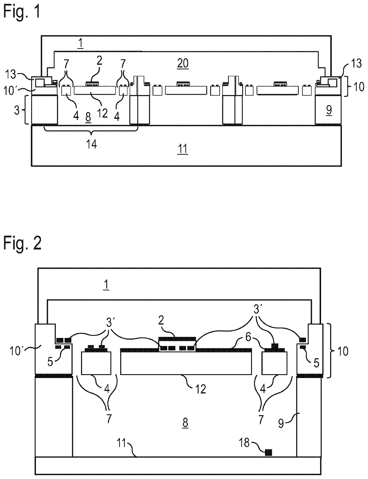 Thermal infrared sensor array in wafer-level package