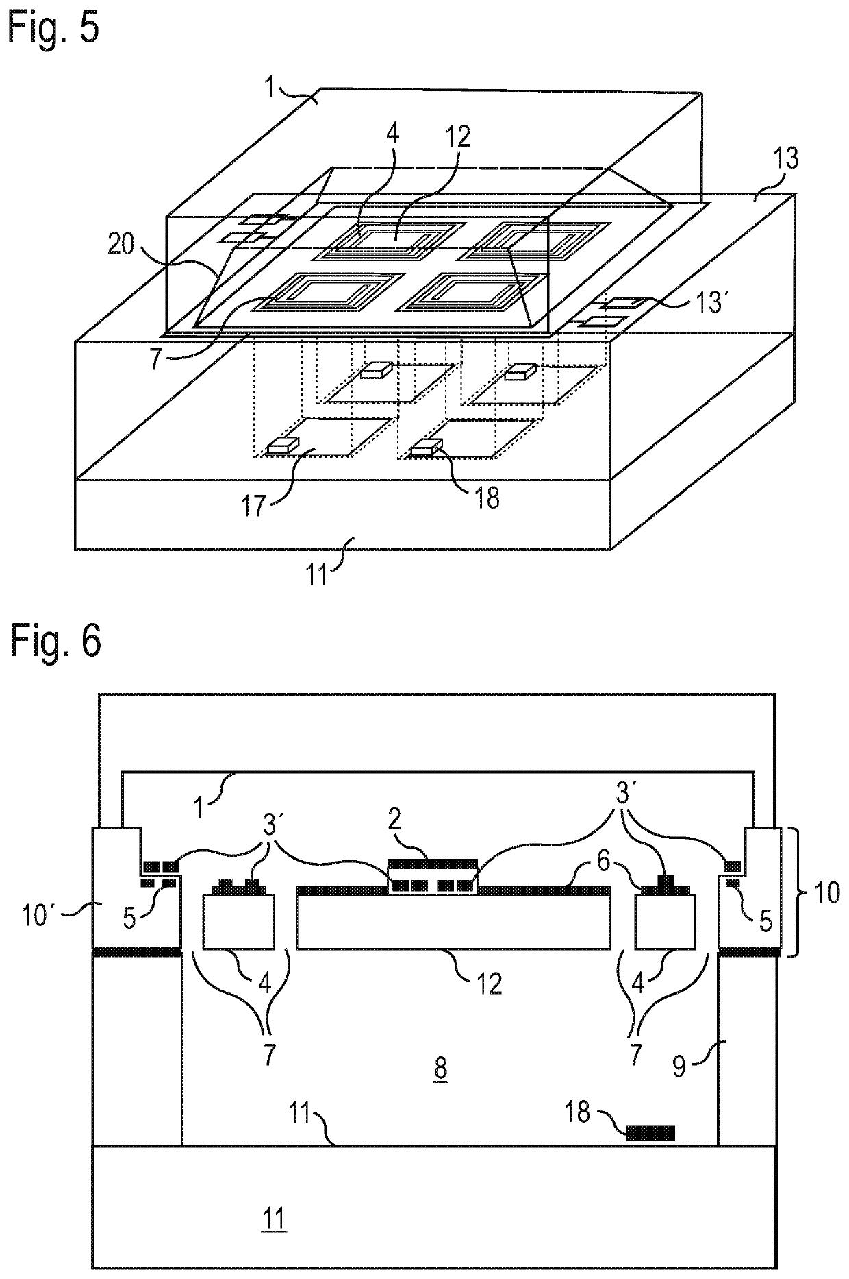 Thermal infrared sensor array in wafer-level package