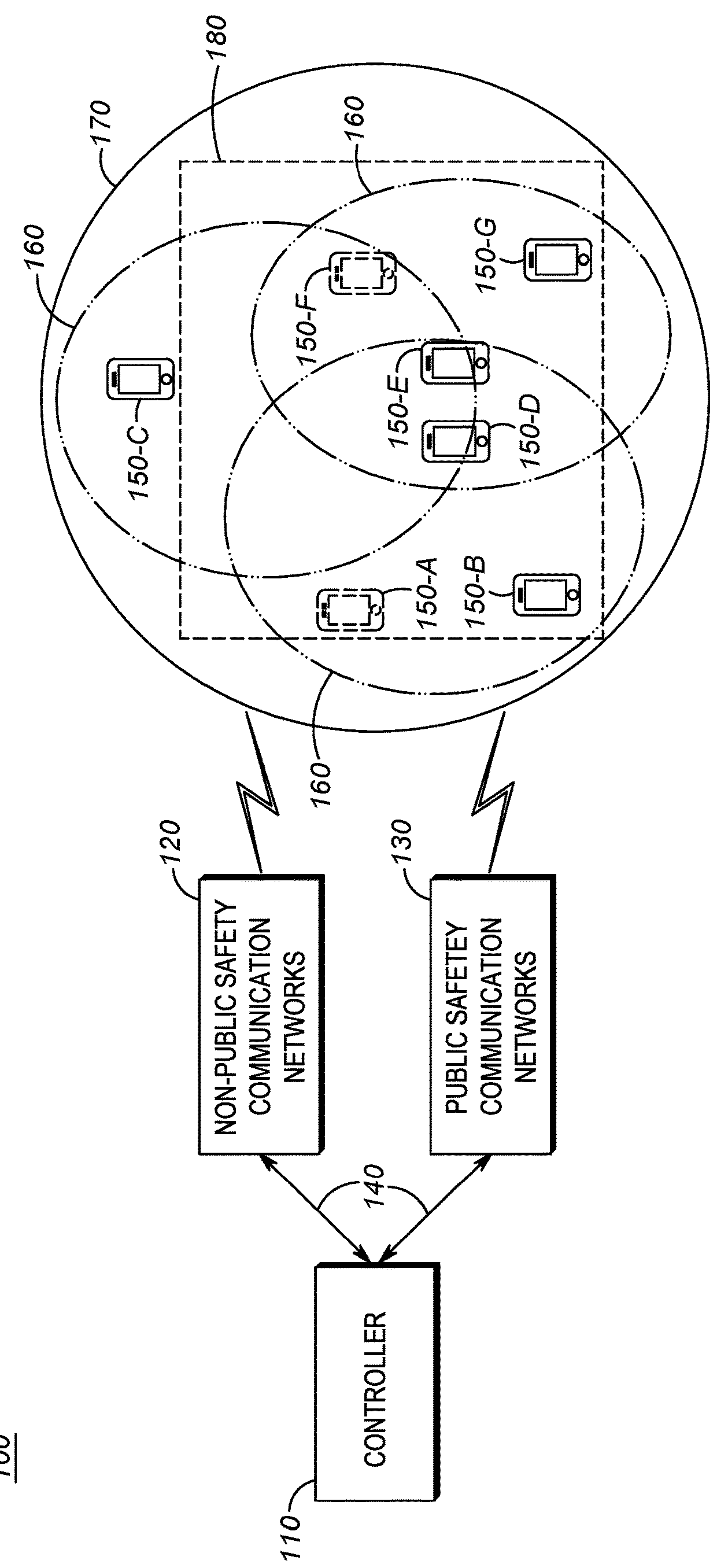 Method for exchanging information corresponding to a public safety incident