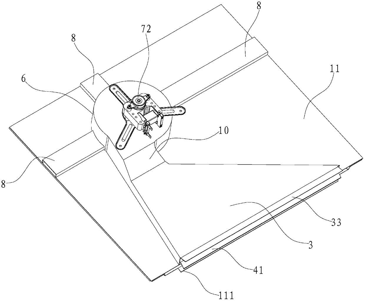 Oven heat dissipation structure