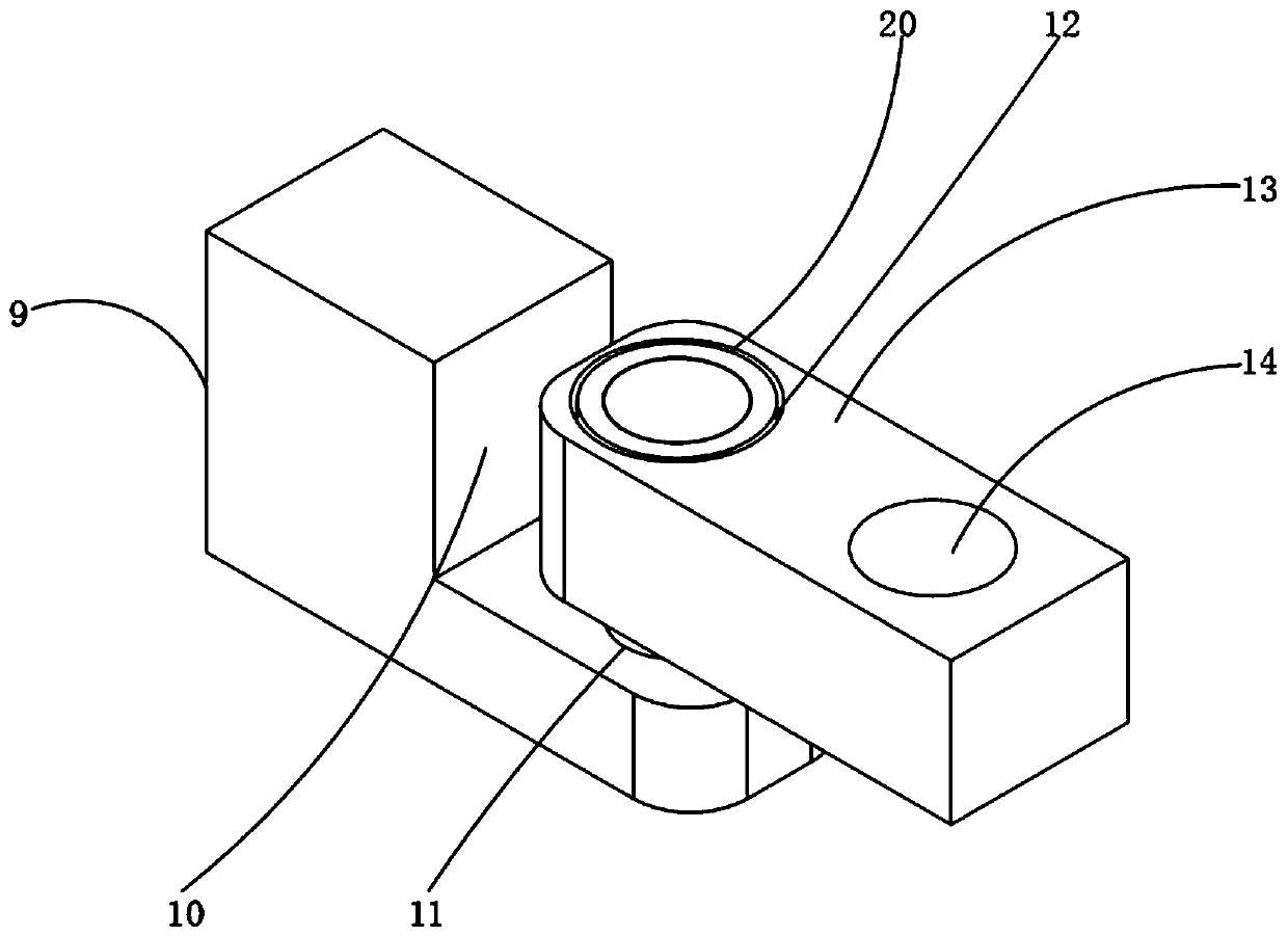 Hollowed-out die for cast-welding storage battery electrode plate