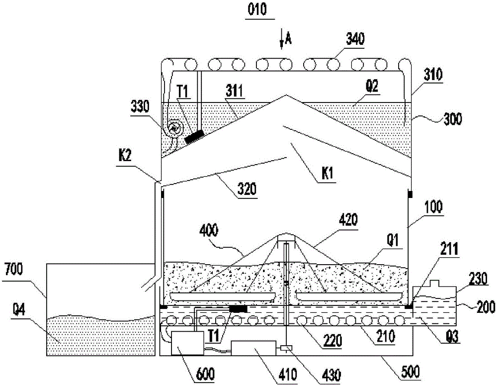 Trichloroethylene recovery device and recovery method