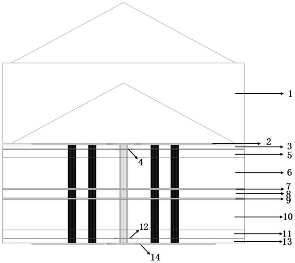 Magnetoelectric dipole broadband polarization torsion lens antenna and phase compensation method thereof