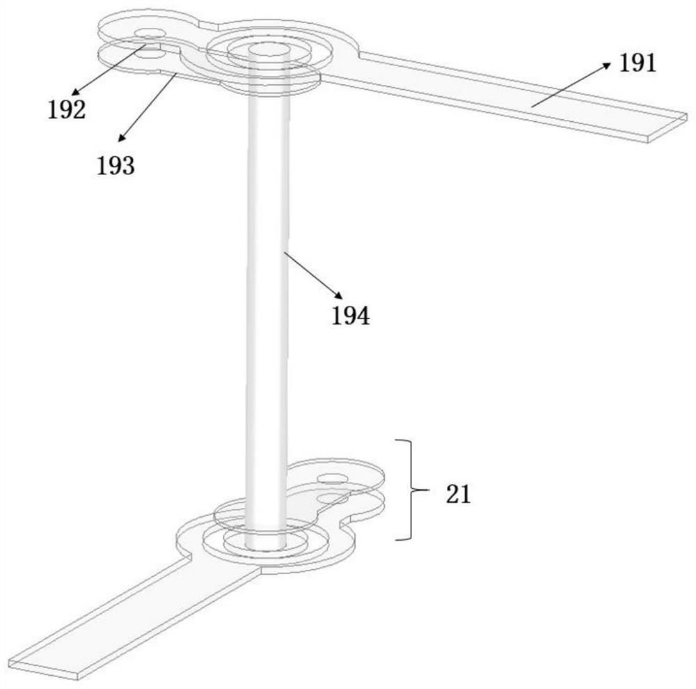 Magnetoelectric dipole broadband polarization torsion lens antenna and phase compensation method thereof