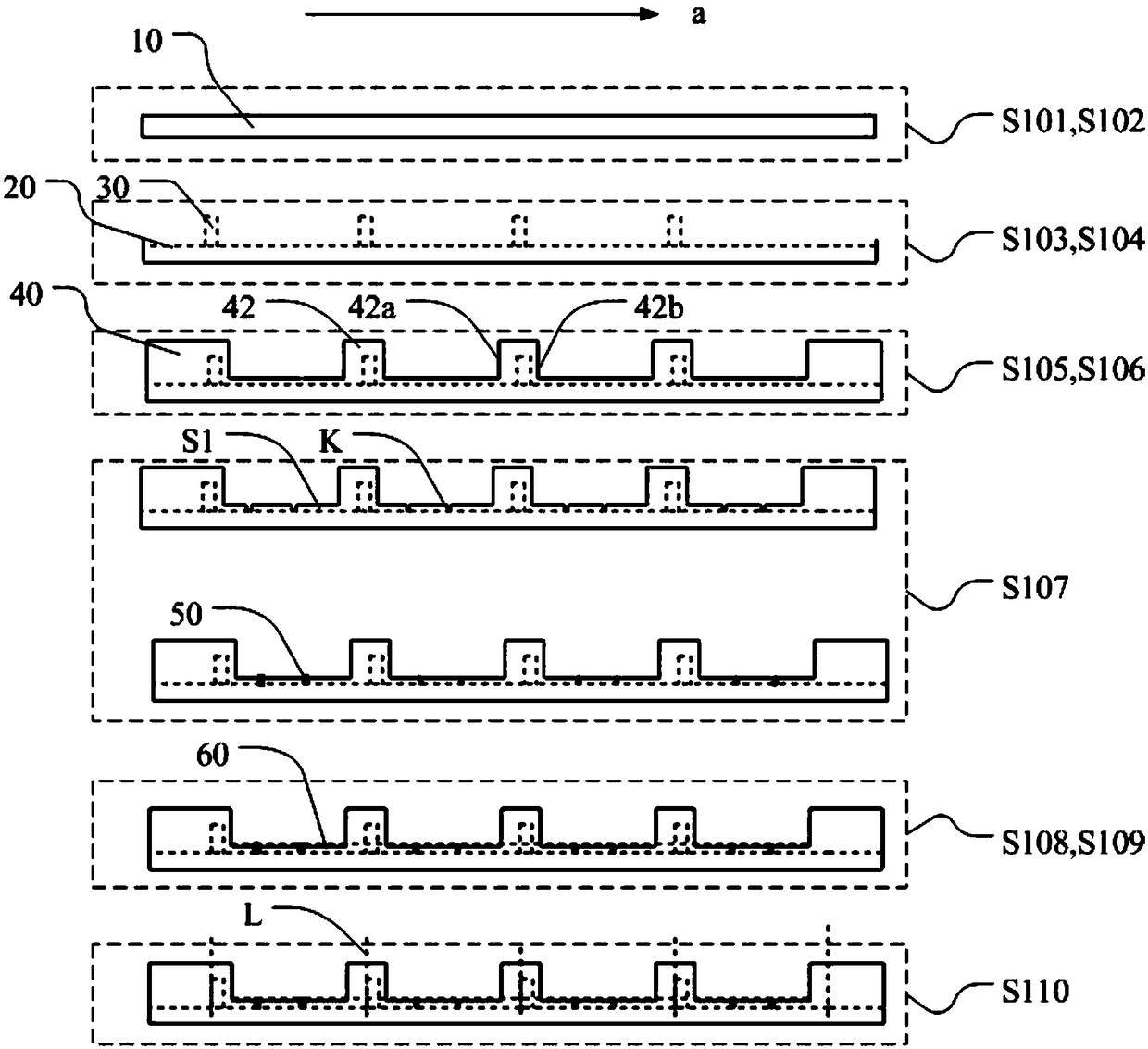 Side light-emitting deep-ultraviolet LED packaging bracket and production process thereof