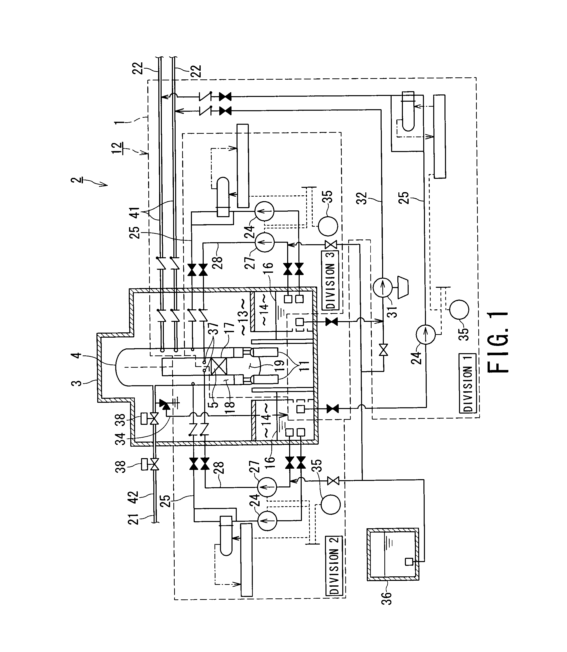 Transient mitigation system for reactor