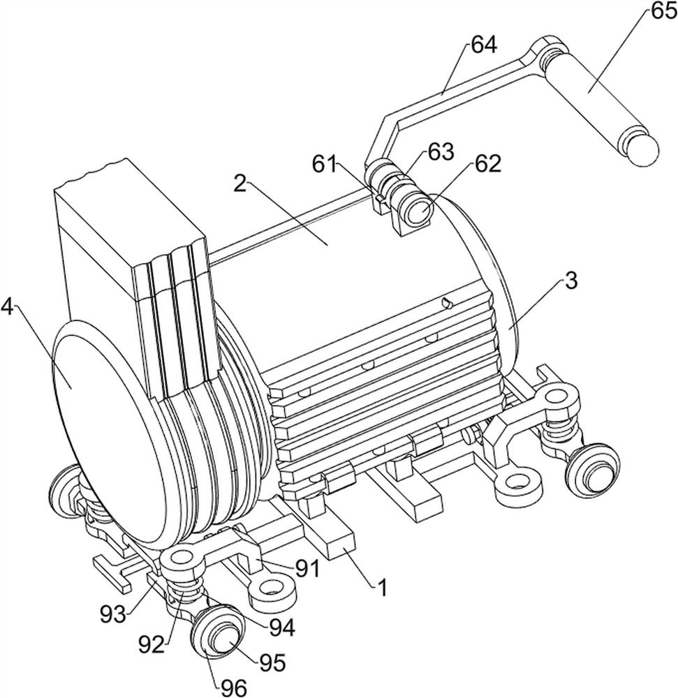 External heat dissipation portable oilless air compressor