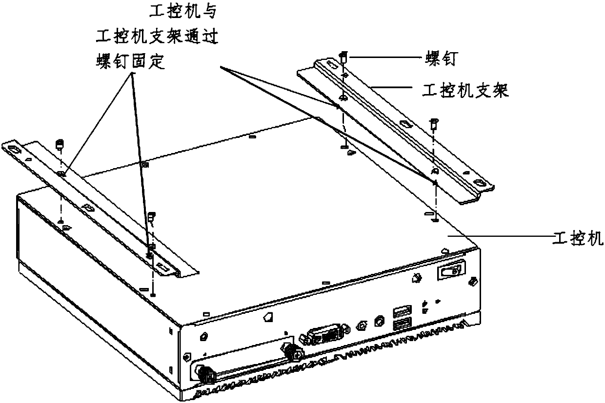 Vibration test fixture based on industrial control computer