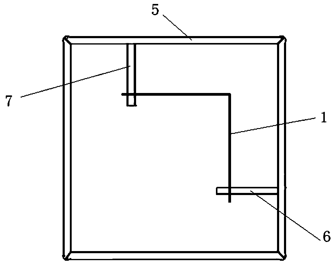 Aluminum plate material sharp edge corrosion test tool and method