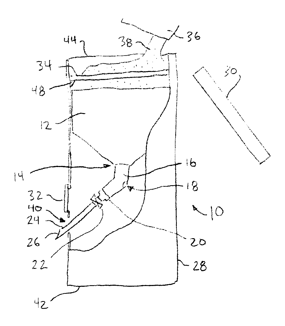 Fill material dispensing method and apparatus