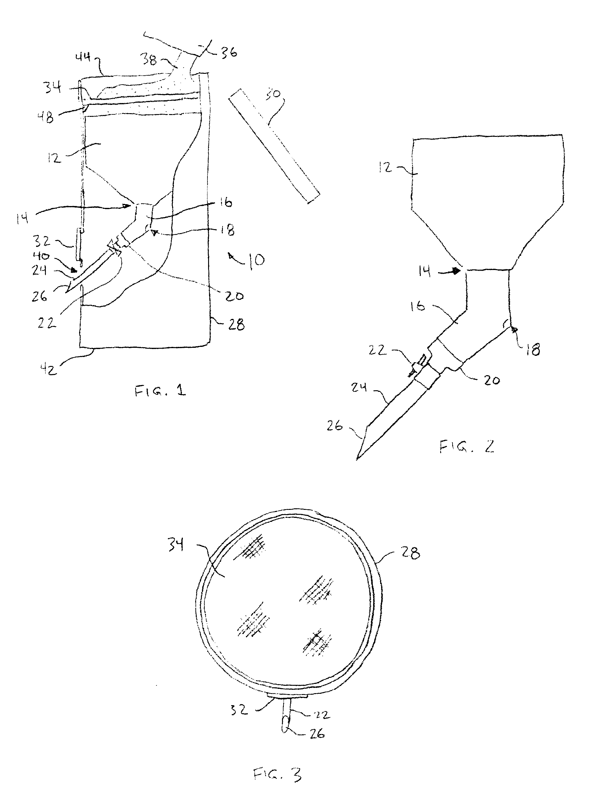 Fill material dispensing method and apparatus