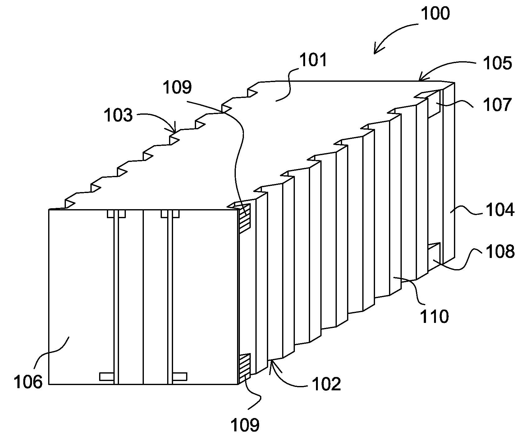 Ventilator for freight container