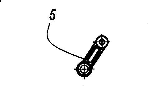 Rear shock absorber connection structure of offroad motorcycle